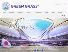 Tablet Screenshot of greengrass.it